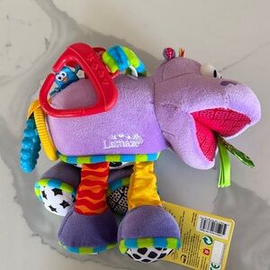 NWT Lamaze Colorful Hippo Plush Toy